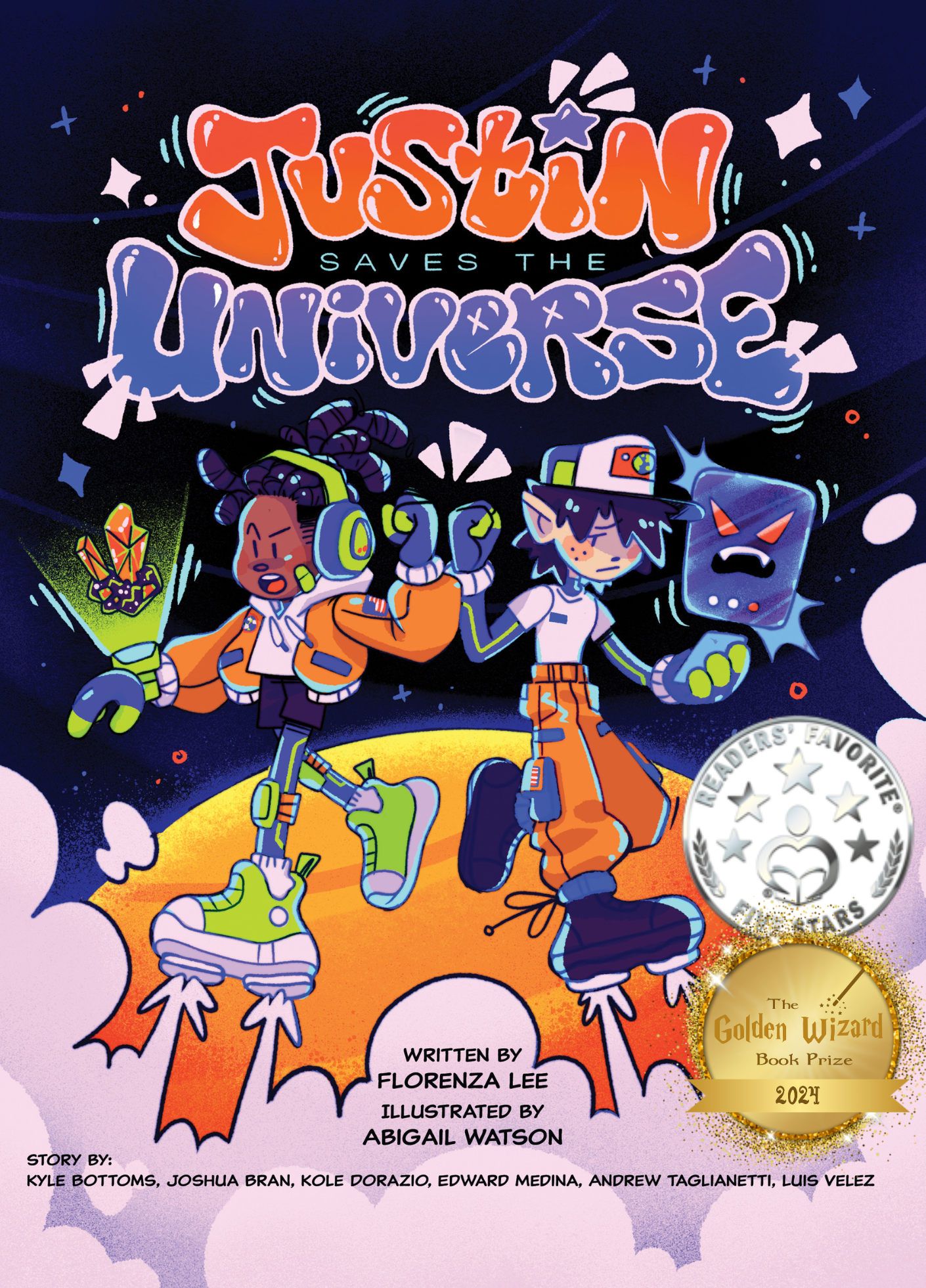 Justin Saves The Universe. Children's Book. Graphic Novel.